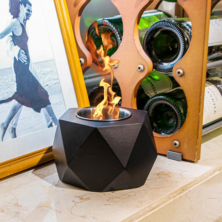 LUMESBLOOM Foyer de table d'extérieur à l'éthanol pour l'intérieur et l